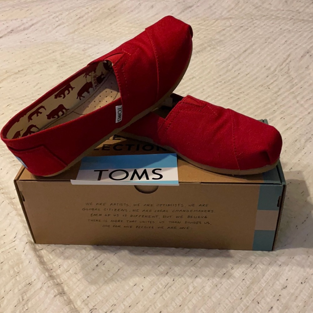 Toms canvas shoes